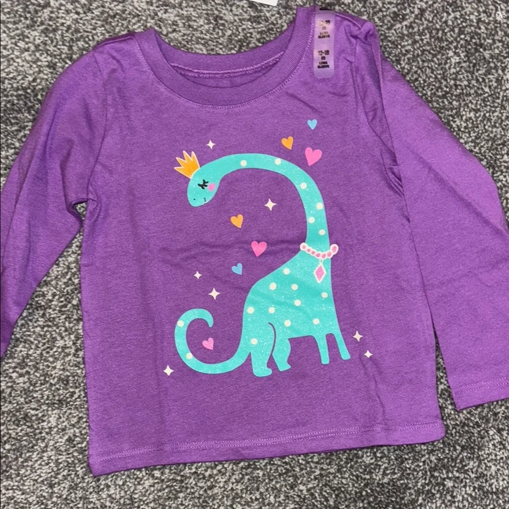The Children's Place 5 long sleeve winter themed shirts in size 12-18 months